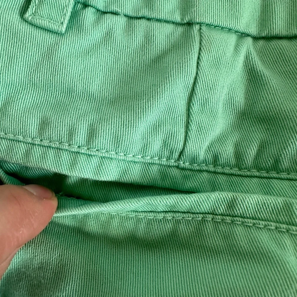 J. Crew Chino Women’s Shorts Bright Green‎ Mint Size 2